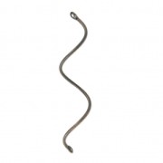 Distanziatore spirale di metallo 2 trous 43 mm bronzo x2|raw }}