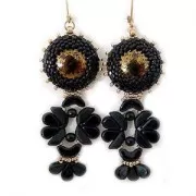 Perle in vetro Amos® par Puca® 5x8mm Gold Iris Mat x10g