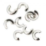 Coprischiaccini mm. 2.5 in Argento 925 x20