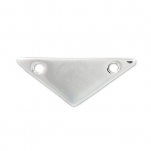 Distanziatore triangolo 2 fori 22 mm Argento 925 x1