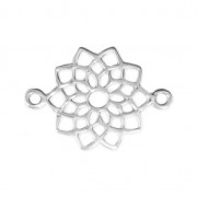 Distanziatore Chakra 2 anellini 20x14 mm Argento 925 x1|raw }}