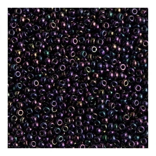 Rocaille Miyuki 11/0 454 - Metallic Dark Plum Iris x8g