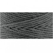 Bobina di 62 metri filo di canapa Hemp Cord 1.1 mm Grigio