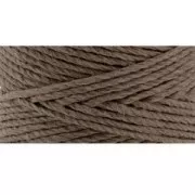 Bobina di 62 metri filo di canapa Hemp Cord 1.1 mm Marrone chiaro