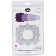 Fustelle Framelits per Sizzix - 5 stencil Etichette 