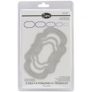 Fustelle Framelits per Sizzix - 5 stencil Cornice decorativa