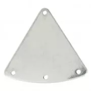 Distanziatore triangolo 3 fori 27 mm  Acciaio Inox x4