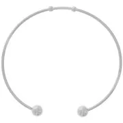 Bracciale con perline da 61 mm - acciaio inossidabile 304 x1