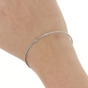 Bracciale con perline da 61 mm - acciaio inossidabile 304 x1