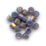 Miyuki Delica 11/0 Hex Cut DBC0029 - Metallic Purple Gold Iris|raw }}