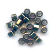 Miyuki Delica 11/0 Hex Cut DBC0024 - Metallic Olive Green Iris|raw }}