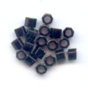 Miyuki Delica 11/0 Hex Cut DBC0010 - Black|raw }}