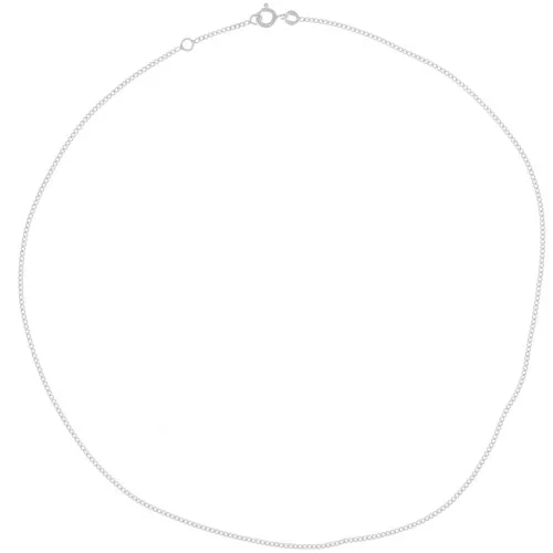 Girocollo maglia gourmette limata - Fabbricazione europea - mm. 1.6 Argento 925 x cm. 45
