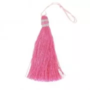 Nappina grande 90 mm per decorazione o bijoux Rose/Argentato