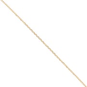 Catena maglia forzatina limata 1.6 mm Placcato Oro 3 microns x50 cm|raw }}