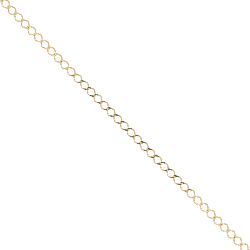 Catena Grumetta Diamantata 250 Sottile col. Oro
