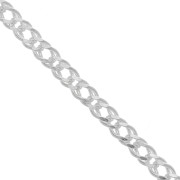 Catena maglia doppio rombo 2.2 mm  Argento 925 x cm.50