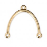 Distanziatore 1 arco 23x24 mm Dorato con oro fino x1