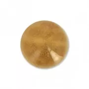 Cabochon en résine imitazione pierre gemme 8 mm Calcite Giallo x1