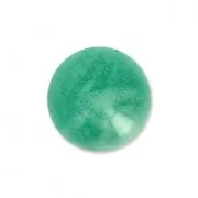 Cabochon en résine imitazione pierre gemme 8 mm Green Agate x1