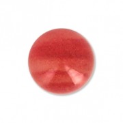 Imitazione di gemma in resina cabochon 7,3 mm Corniola x1