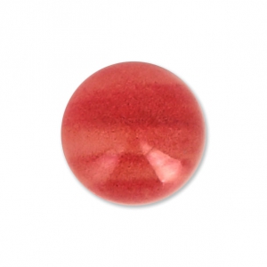 Imitazione di gemma in resina cabochon 7,3 mm Corniola x1