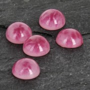 Cabochon en résine imitazione pierre gemme 8 mm Ruby x1