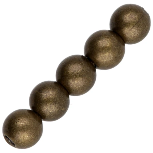 Perle rotonde da 2,5 mm per bigiotteria - Bronzo x100