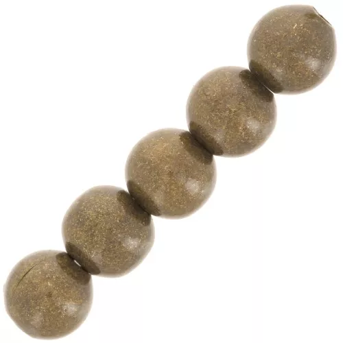 Perline in ottone 4 mm  bronzo / per la creazione di bigiotteria DIY mm. 4 x50