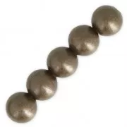 Perla rotonda da 8 mm - Bronzo x20