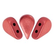 Perle in vetro Amos® par Puca® 5x8mm Red Métallic Mat x10g|raw }}