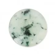 Cabochon in resina imitazione gemma 25 mm Black Rutile x1