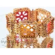 Distanziatore rotondo multifile in plexiglas 27 mm Mint Green x1