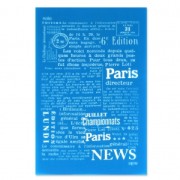 Silk Screen Moiko per pasta polimerica 74x105 mm - Disegno: giornale 9.30