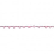 Cordone con rocailles 2.4 mm per creazioni DIY - Hot Pink x3m