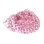 Cordone con rocailles 2.4 mm per creazioni DIY - Hot Pink x3m