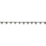 Cordone con rocailles 2.4 mm per creazioni DIY - Argentato x3m|raw }}