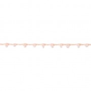 Cordone con rocailles 2.4 mm per creazioni DIY - Peach x3m|raw }}