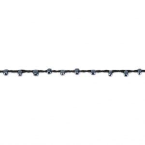 Cordone con rocailles 2.4 mm per creazioni DIY - Prussian Blue x3m