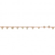 Cordone con rocailles 2.4 mm per creazioni DIY - Sandy Brown x3m|raw }}