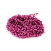Cordone con rocailles 2.4 mm per creazioni DIY - Fuchsia x3m