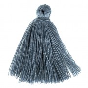 Pompon imitazione cotone 27-30 mm Grigio Blu 