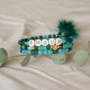 Pompon imitazione seta 40 mm Smeraldo