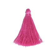 Pompon imitazione seta 40 mm Fuchsia|raw }}