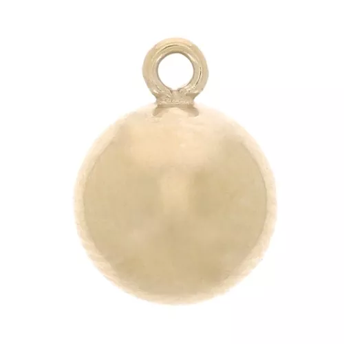 Ciondolo a forma di pallina 3 mm Gold filled x4