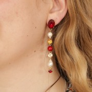 Orecchini per cabochon PureCrystal 4120 14x10 mm dorato x2