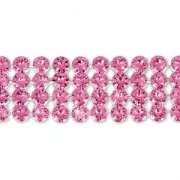 PureCrystal Crystal Mesh 40001 4 fili 11 mm Rosa x5cm