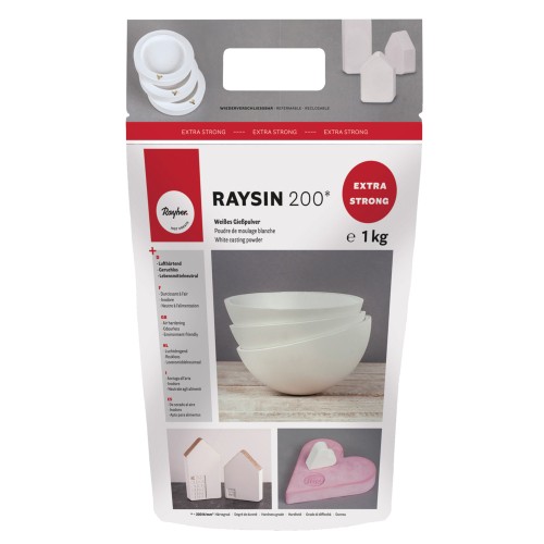 Raysin 200 - Polvere di ceramica bianca per modellaggio x1kg