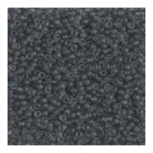 Rocaille Miyuki 15/0 152F - Transparent Gray Mat x8g