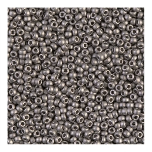 Rocaille Miyuki 11/0 190F - Mat Nickel Plated x5g